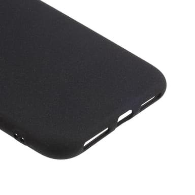 SKALO iPhone X/XS Ultraohut Frosted TPU-kuori - Musta