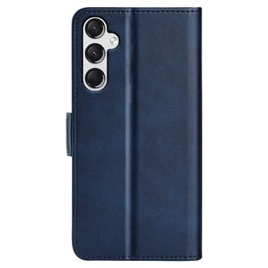SKALO Samsung A25 5G Premium Wallet Lompakkokotelo - Sininen