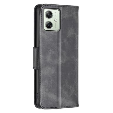 SKALO Motorola Moto G54 5G Lompakkokotelo PU-nahkaa - Musta