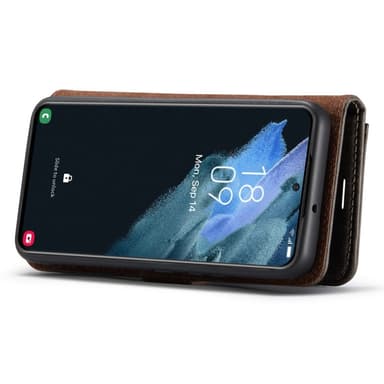 DG MING Samsung S24 2-in-1 magneetti lompakkokotelo - Harmaa