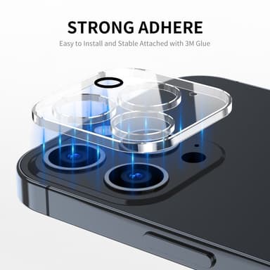 2-KPL SKALO iPhone 15 Pro Max 3D -panssarilasit kameroille