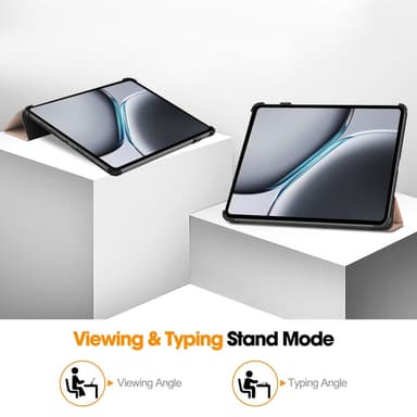 SKALO OnePlus Pad 2 Trifold Suojakotelo - Ruusukulta