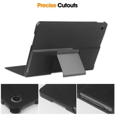 SKALO Lenovo Tab Plus 11.5"" Duofold PU-Nahkakotelo - Musta