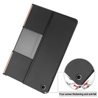 SKALO Lenovo Tab Plus 11.5"" Duofold PU-Nahkakotelo - Ruusukulta