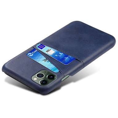SKALO iPhone 14 Plus PU-nahkainen Korttikotelo - Sininen