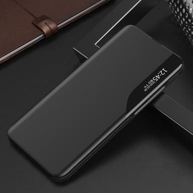SKALO Xiaomi Redmi 13C 4G Clear View Window Case - Musta