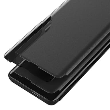 SKALO Xiaomi Redmi 13C 4G Clear View Window Case - Musta