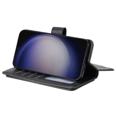 SKALO Samsung S24 10-lokeroa Lompakkokotelo - Musta