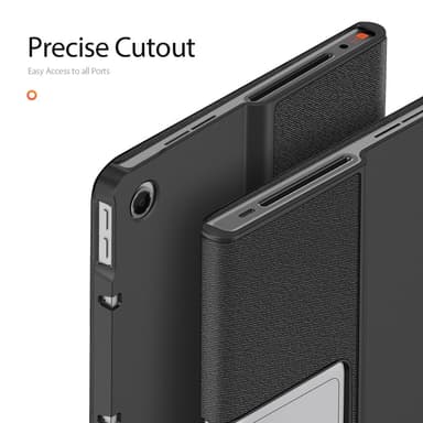 DUX DUCIS Lenovo Tab Plus 11.5"" DOMO Series Trifold Suojakotelo - Musta