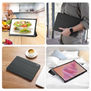 DUX DUCIS Lenovo Tab Plus 11.5"" DOMO Series Trifold Suojakotelo - Musta