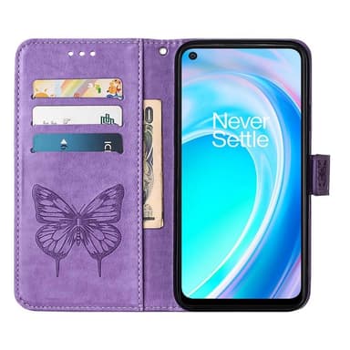 SKALO OnePlus Nord CE 2 Lite 5G Mandala lompakkokotelo - Violetti