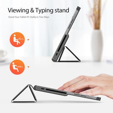 DUX DUCIS Lenovo Tab Plus 11.5"" DOMO Series Trifold Suojakotelo - Musta