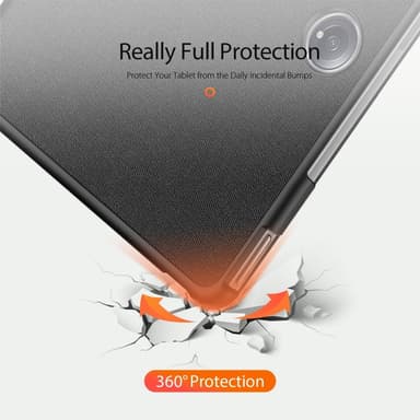 DUX DUCIS OnePlus Pad 2 DOMO Series Trifold Suojakotelo - Musta