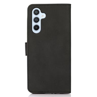 SKALO Samsung A25 5G KHAZNEH Lompakkokotelo PU-nahasta - Musta
