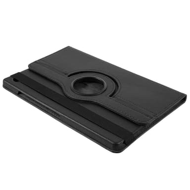 SKALO Samsung Tab A9+ 360 Litchi Suojakotelo - Musta