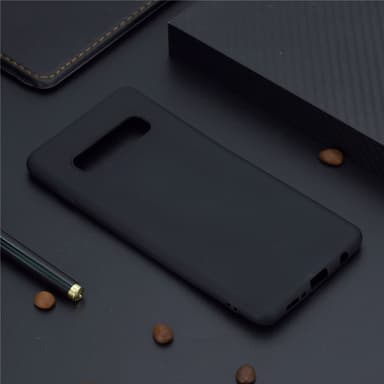 SKALO Samsung S10 Plus Ultraohut TPU-kuori - Musta
