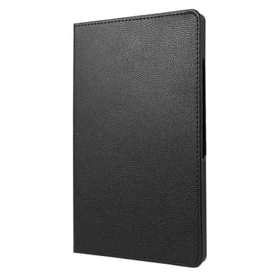 SKALO Samsung Tab A9+ 360 Litchi Suojakotelo - Musta