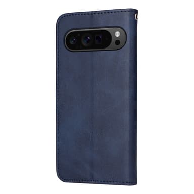 SKALO Google Pixel 9 Pro XL PU-nahkainen Lompakkokotelo - Sininen