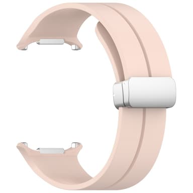 SKALO Silikoniranneke metallisolki Samsung Watch Ultra 47mm - Pinkki