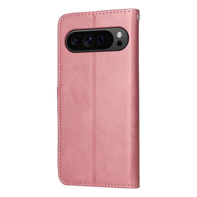 SKALO Google Pixel 9 Pro XL PU-nahkainen Lompakkokotelo - Pinkki