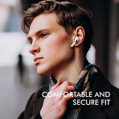 AHASTYLE AirPods Pro 1/2 silikoniset korvatyynyt Musta - Medium