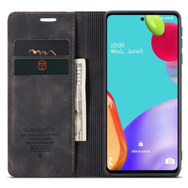 CaseMe Samsung A52/A52s Lompakkokotelo - Musta