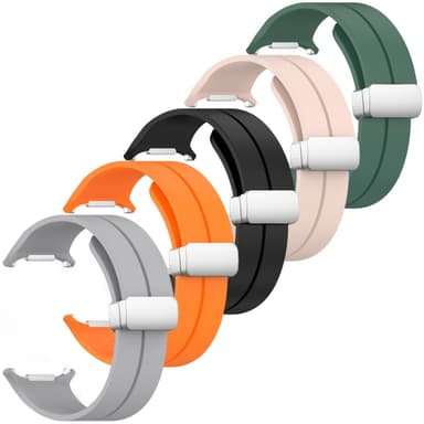 SKALO Silikoniranneke metallisolki Samsung Watch Ultra 47mm - Musta
