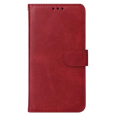 SKALO Samsung A15 5G PU-nahkainen Lompakkokotelo - Punainen