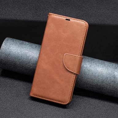 SKALO Google Pixel 7a Lompakkokotelo PU-nahkaa - Ruskea