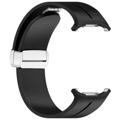 SKALO Silikoniranneke metallisolki Samsung Watch Ultra 47mm - Musta