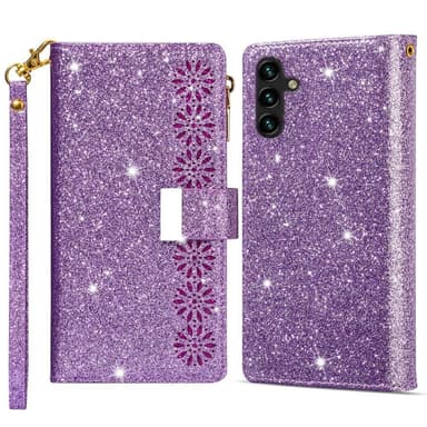 Samsung Galaxy A16 5G / A16 4G -kotelolle Starry Sky - Violetti