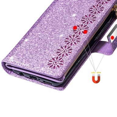 Samsung Galaxy A16 5G / A16 4G -kotelolle Starry Sky - Violetti