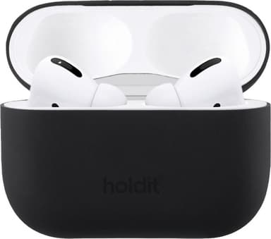 Holdit AirPods Pro Silicone kotelo (musta)