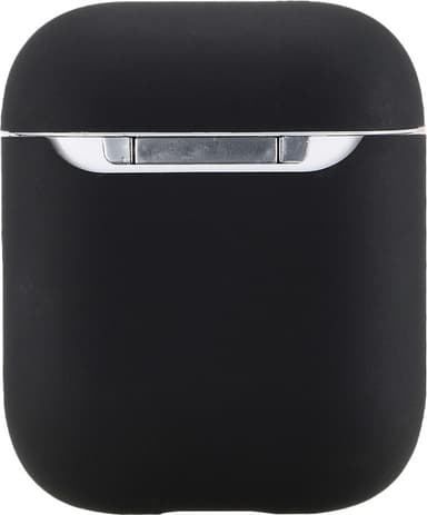Holdit AirPods Silicone kotelo (musta)
