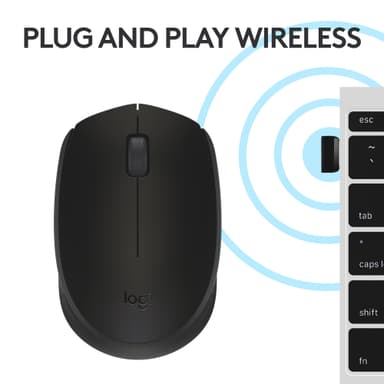 Logitech M171 langaton hiiri (musta)