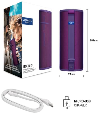 Ultimate Ears Boom 3 langaton kaiutin (violetti)