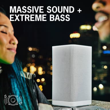 Ultimate Ears Hyperboom kannettava Bluetooth-kaiutin (valkoinen)