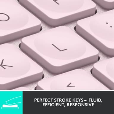 Logitech MX Keys Mini langaton näppäimistö (roosa)