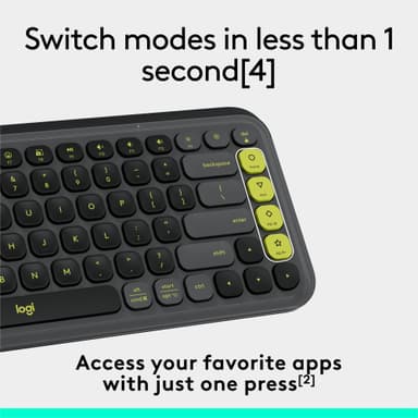 Logitech Pop Icon näppäimistö (grafiitti)
