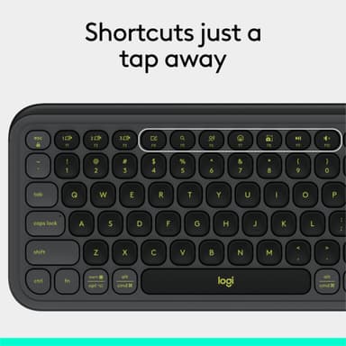Logitech Pop Icon näppäimistö (grafiitti)