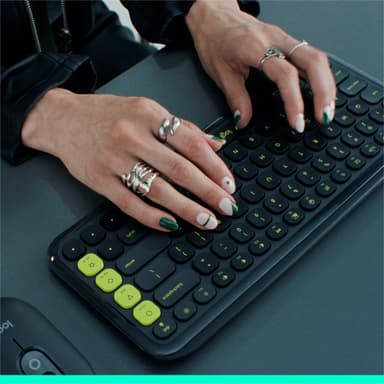 Logitech Pop Icon näppäimistö (grafiitti)