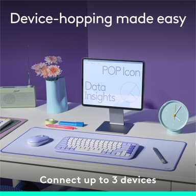 Logitech Pop Icon näppäimistö (grafiitti)