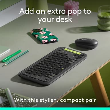 Logitech POP Icon näppäimstö ja hiiri (grafiitti)