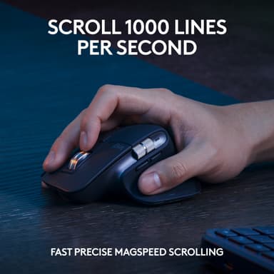 Logitech MX Keys S langaton näppäimistö + hiiri pakkaus (grafiitti)