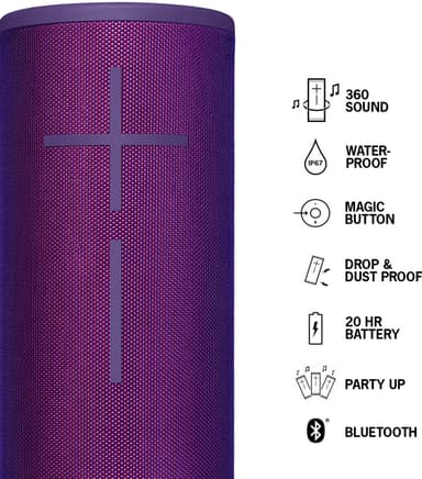 Ultimate Ears Megaboom 3 langaton kaiutin (violetti)