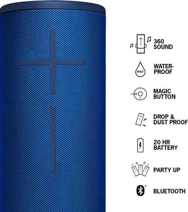 Ultimate Ears Megaboom 3 langaton kaiutin (sininen)