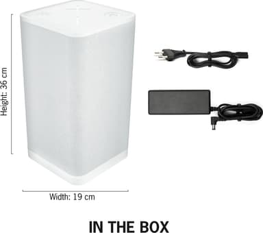 Ultimate Ears Hyperboom kannettava Bluetooth-kaiutin (valkoinen)
