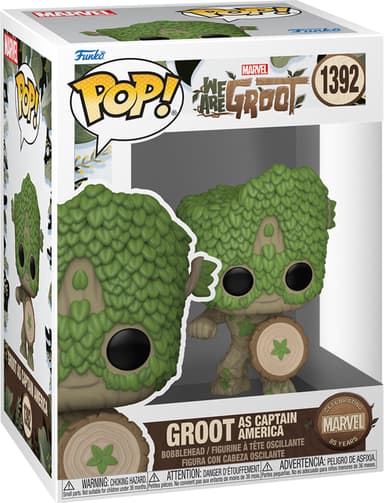 Funko Marvel We Are Groot (Groot As Captain America)