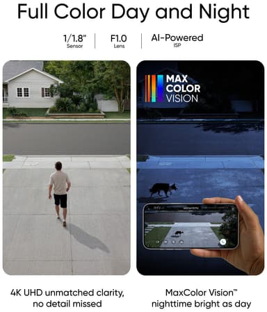 Eufy eufyCam S3 Pro 4K turvakamera (2 kpl)