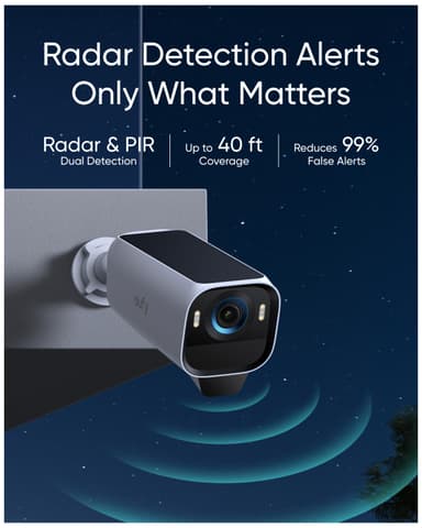 Eufy eufyCam S3 Pro 4K turvakamera (lisäkamera)